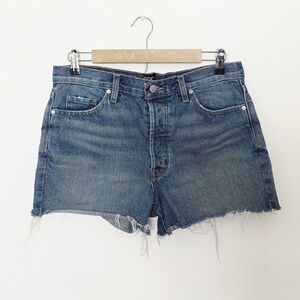 BDG Urban Outfitters Boyfriend Low Rise Butterfly Button Denim Shorts Size 27